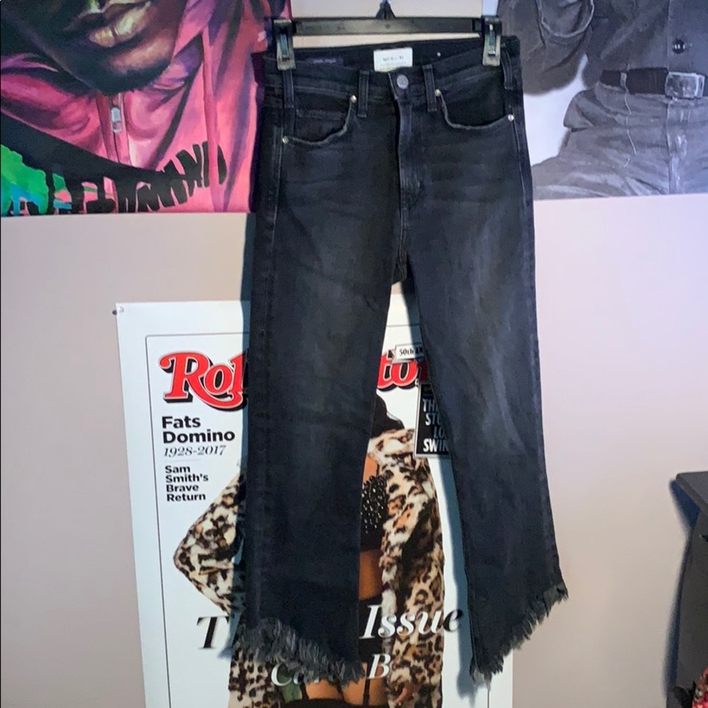 MCGUIRE Valletta Straight Leg Jeans w Assym